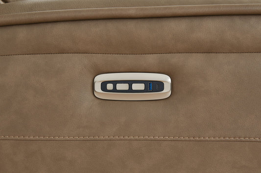 Glencroft - Power Recliner / Adjustable Headrest - Sahara