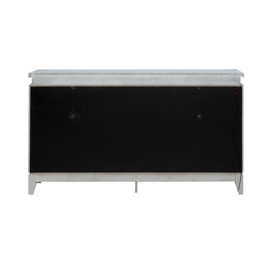 Reflections - 6 Drawer Dresser With Lights - White