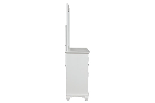 Jamestown - Landscape Mirror - White