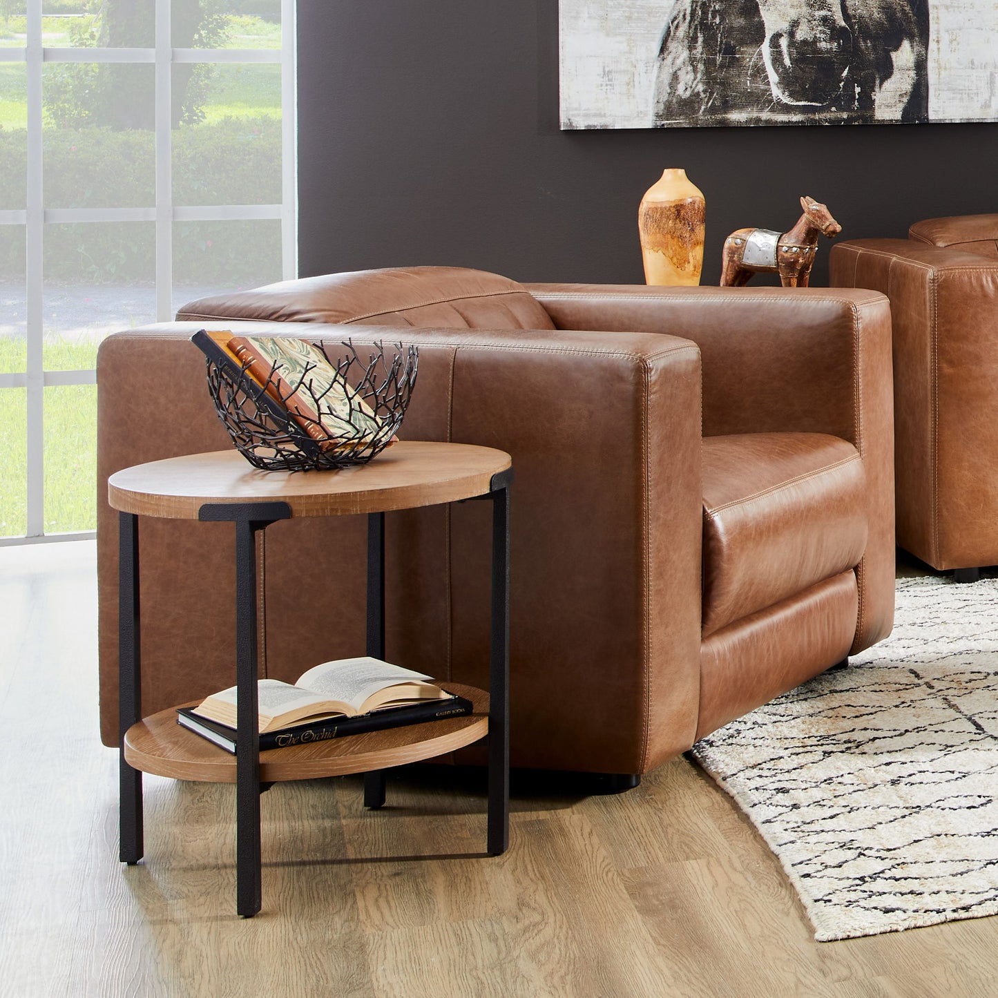 Austin - Power Recliner With Power Headrest - Chestnut