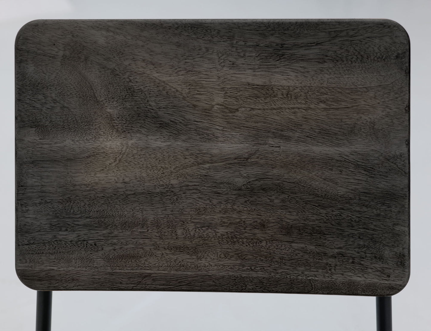 Balam - Upholstered Seat & Metal Base Chair (Set of 2) - Oil Black