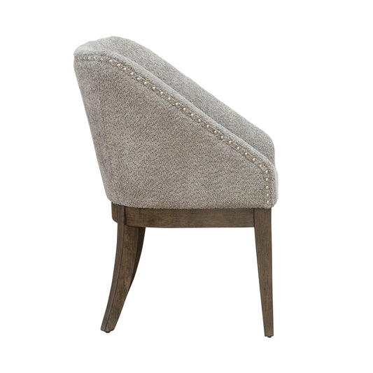 Cascade Falls - Upholstered Side Chair - Satin Espresso