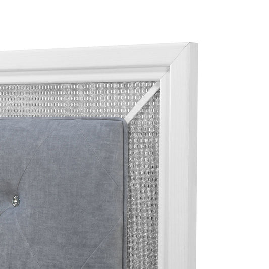 Reflections - Upholstered Panel Headboard With Lights