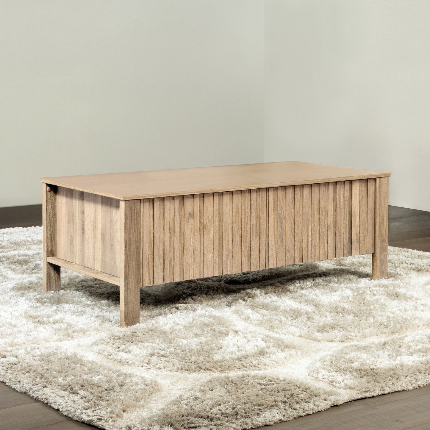 Thayer - 47" Two Drawer Coffee Table - Natural
