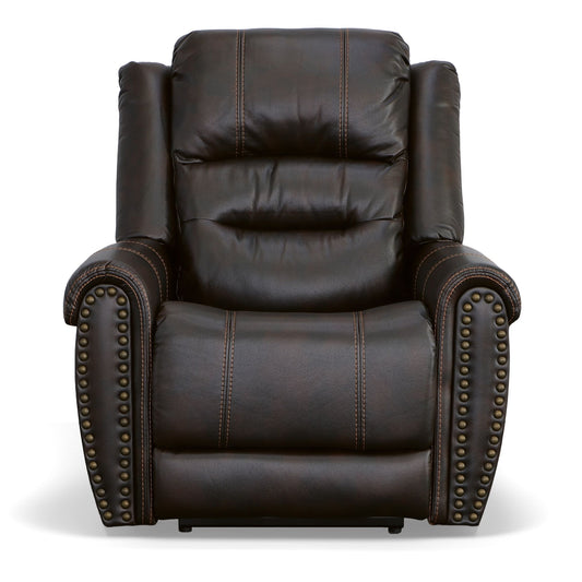Oscar - Power Recliner With Power Headrest - Molasses