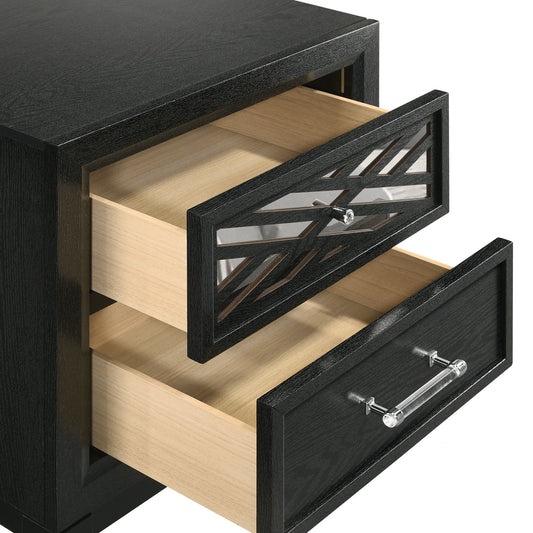 Obsidian - Nightstand - Black
