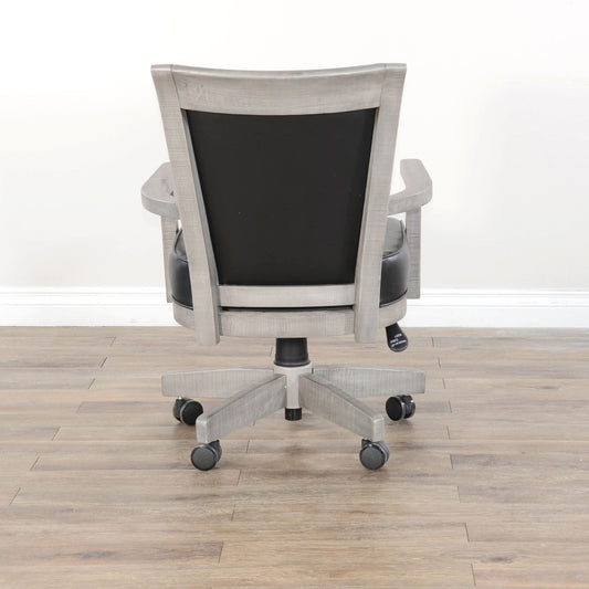 Alpine - Game Chair With Casters, Cushion Seat & Back - Gray