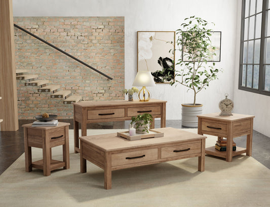 Natural Parota - Sofa Table - Brown Cappuccino