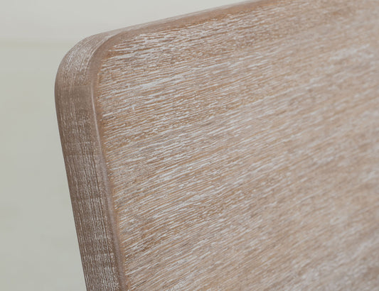 Balam - Chair (Set of 2) - Ivory White / Dark Brown