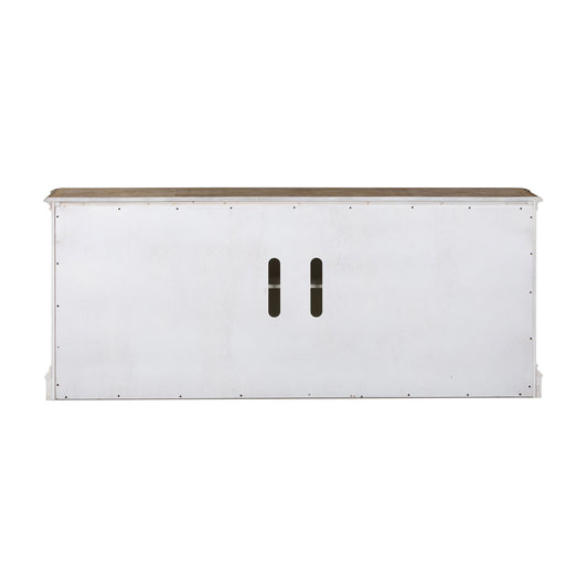 Magnolia Manor - 4 Doors TV Console - White