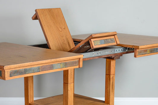 Sedona - Traditional Wood Dining Table - Rustic Oak