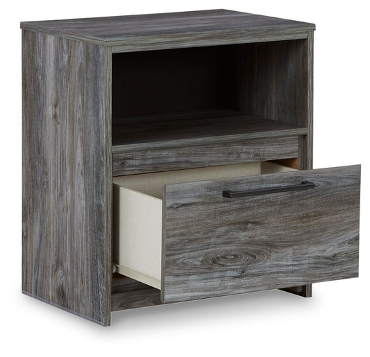 Baystorm - One Drawer Night Stand - Gray