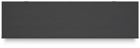 Danziar - Extra Large TV Stand - Black