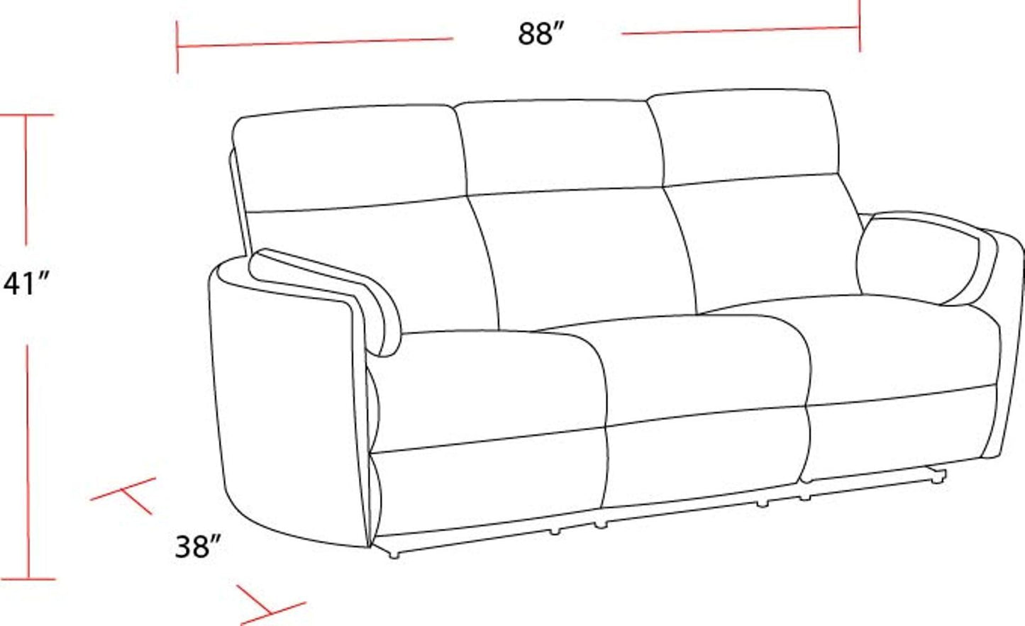 Radius - Power Reclining Sofa