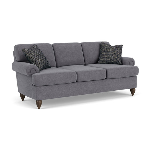 Moxy - Fabric Sofa, T-Shaped Seat Cushion, Rolled Arms