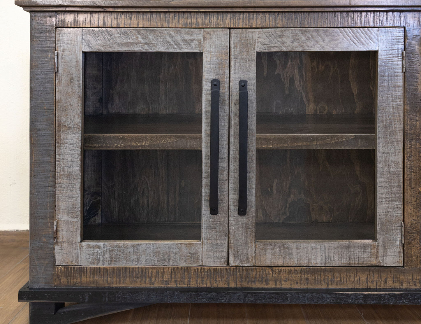 Loft Brown - 60” Buffet With 3 Drawer / 2 Doors - Two Tone Gray / Brown