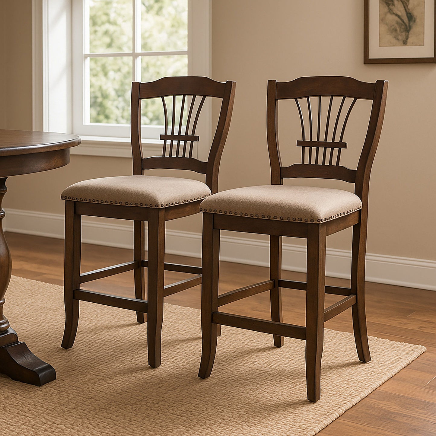 Bixby - Counter Chair (Set of 2) - Espresso