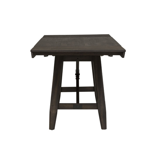 Double Bridge - Trestle Table - Dark Brown