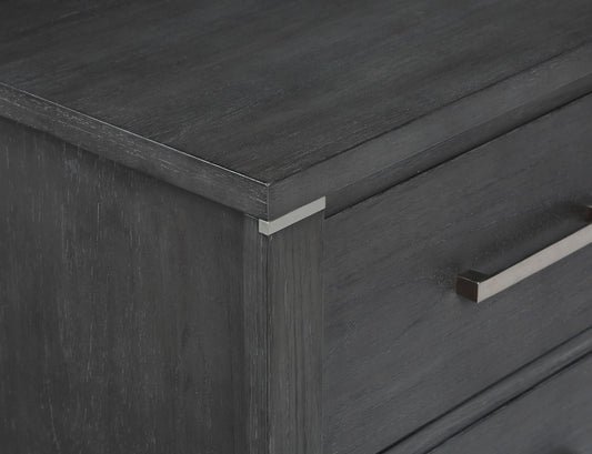 Odessa - Nightstand - Charcoal