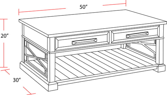 Sundance - Cocktail Table