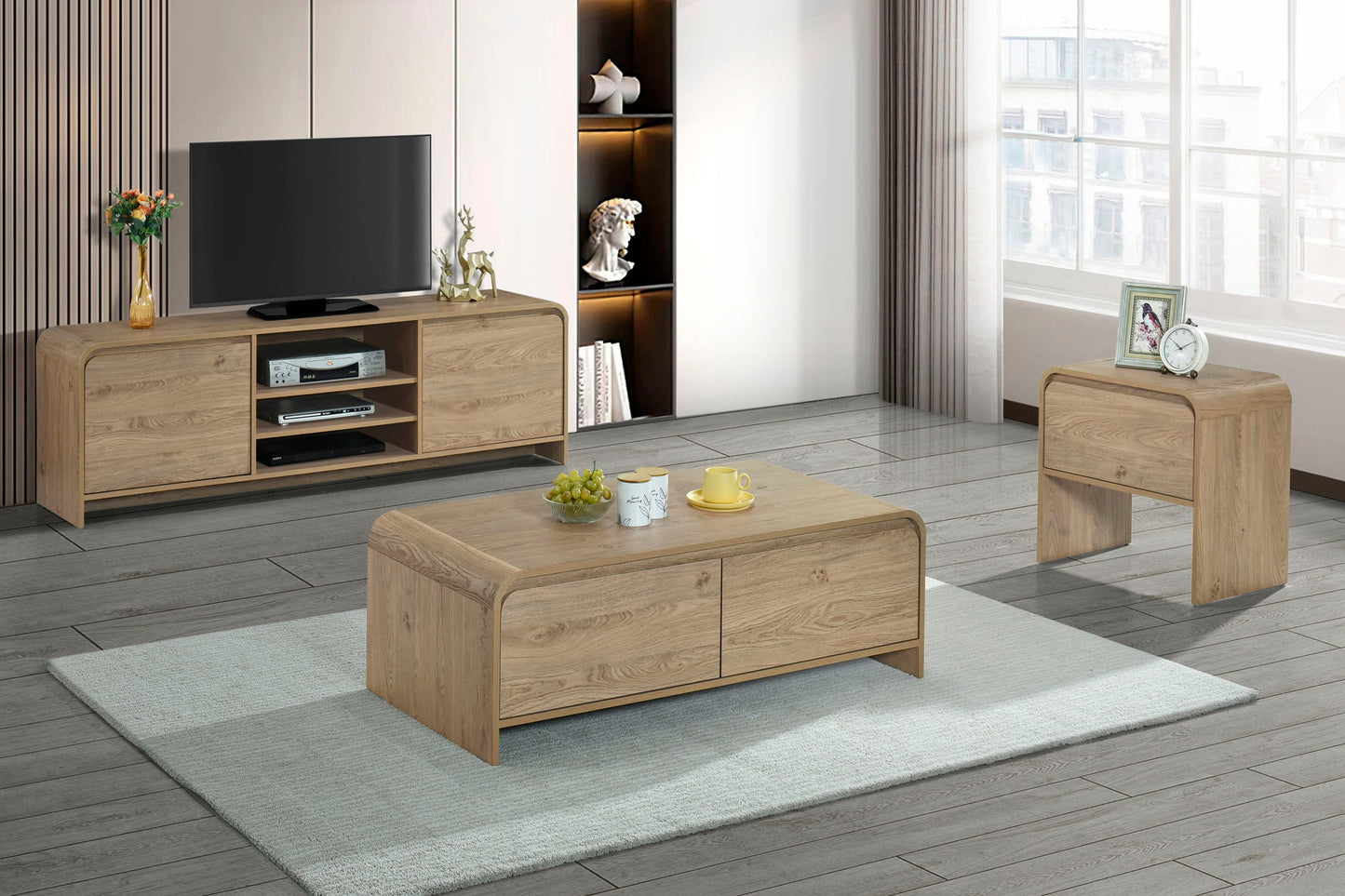 Mara - One Drawer End Table / Bedside Table