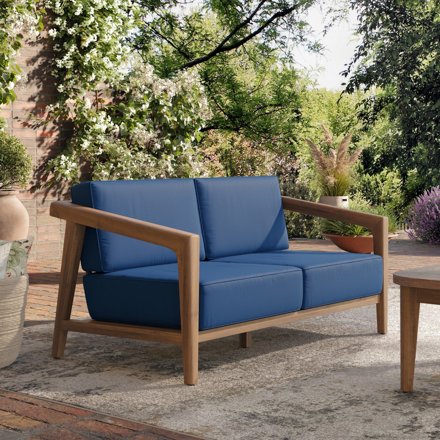 Bali - Loveseat - Dark Blue