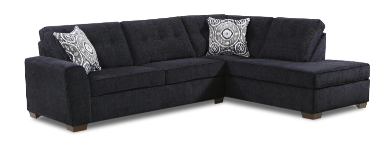 Persia Ebony Chaise Sectional