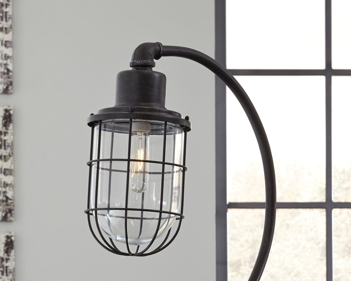 Jae - Metal Desk Lamp - Antique Black