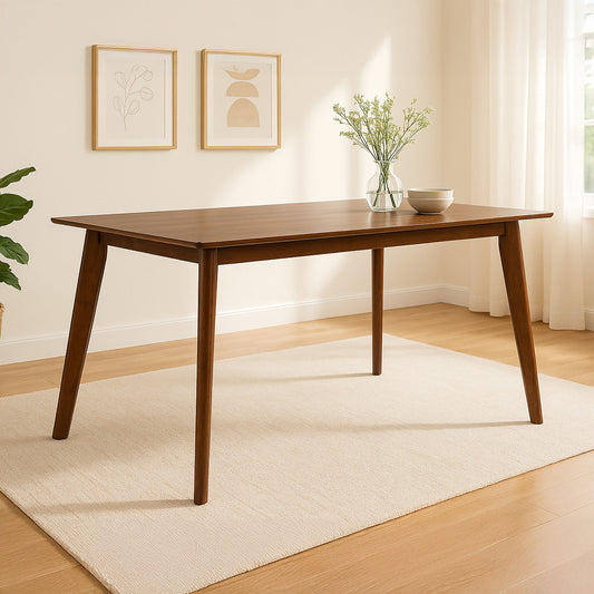 Morocco - Rectangle Dining Table - Walnut Brown