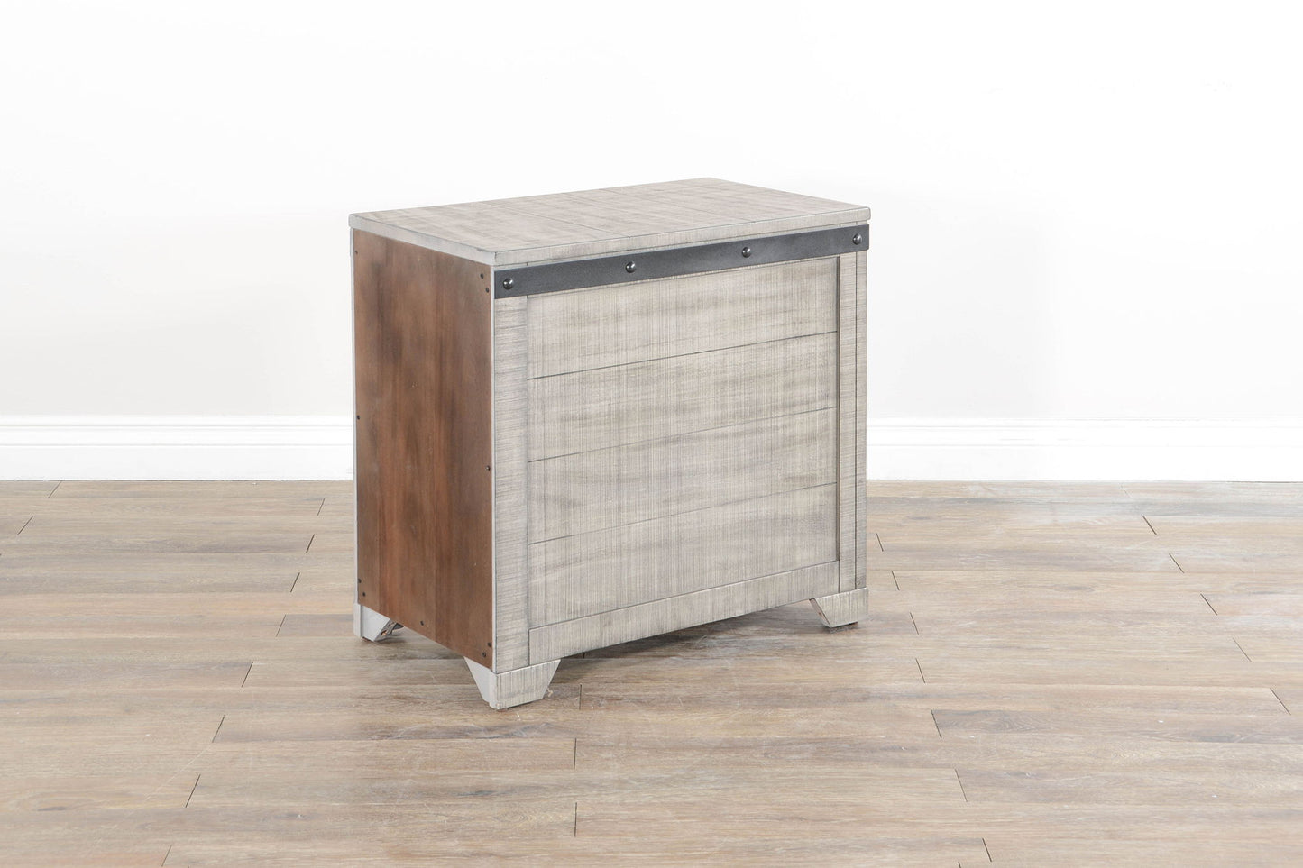 Alpine - Chair Side Table - Gray