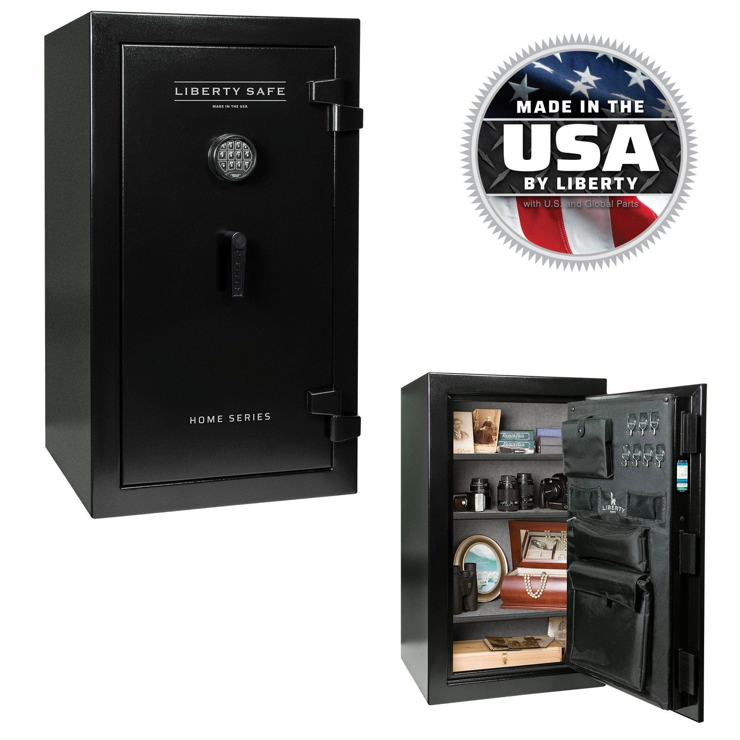 Home Safe 12 Cubic Feet - Black Texture Finish