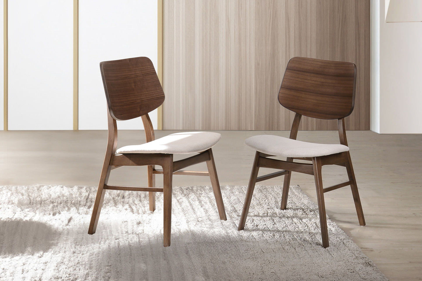Oscar - Wood Back Chair (Set of 2)