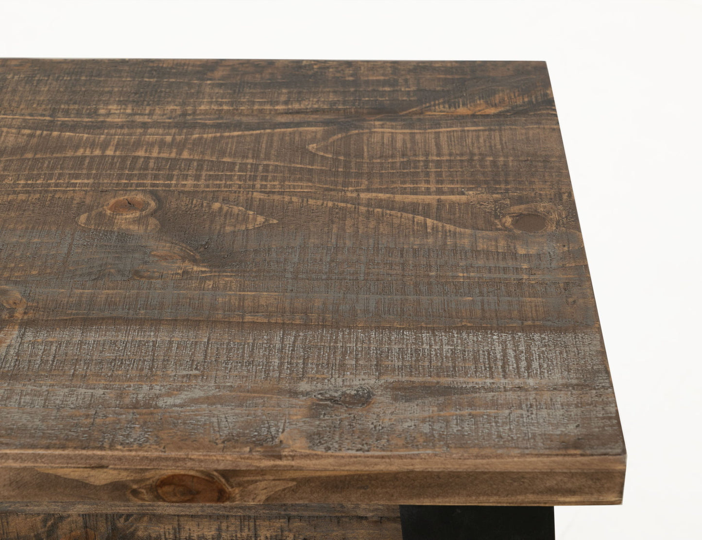 Loft Brown - Counter Height Sofa Table - Two Tone Gray / Brown