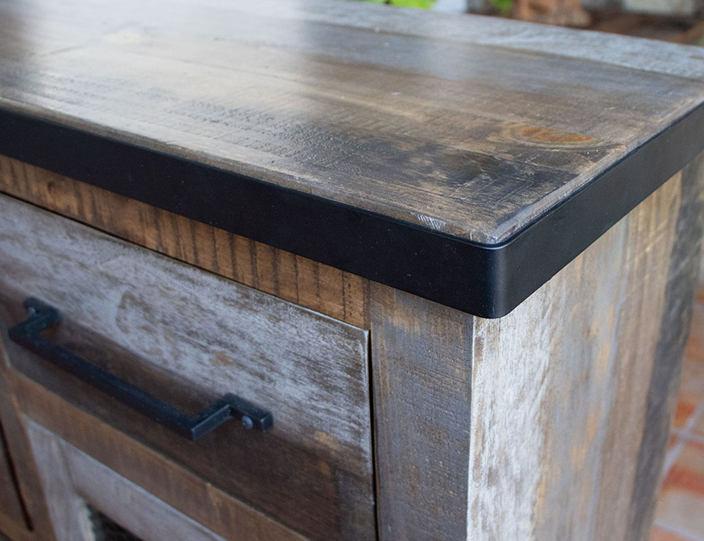 Antique Gray - Buffet - Gray / Brown