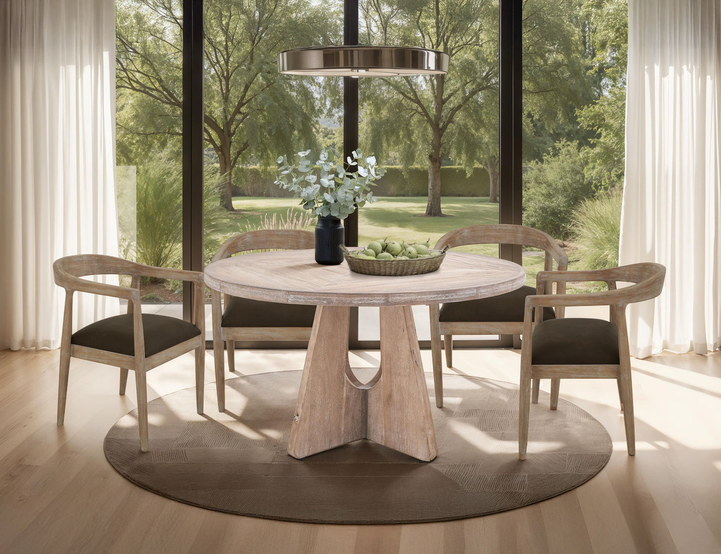 White Teak - Chair - Ivory White