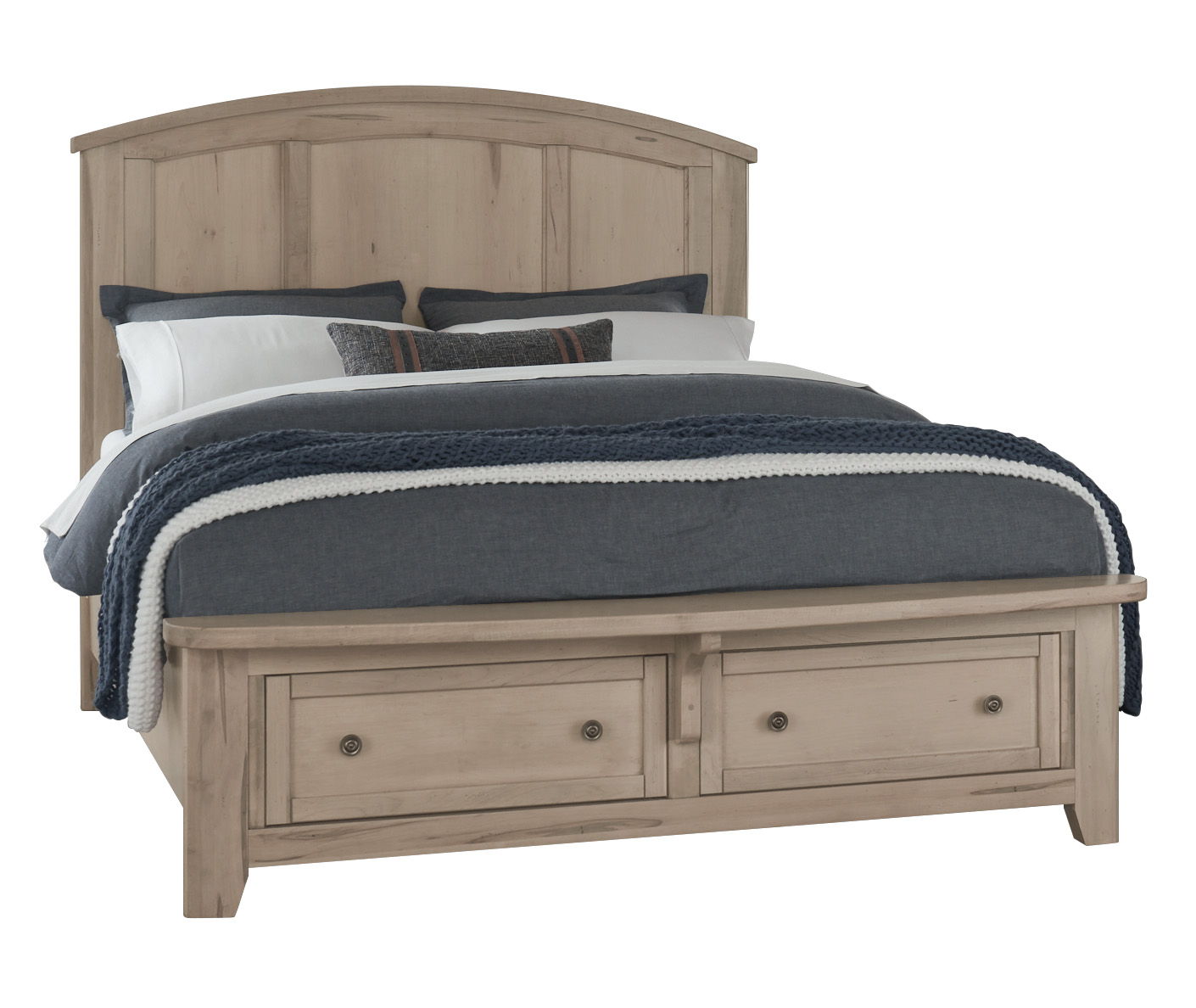 Woodbridge - Wood Arch Storage Bed