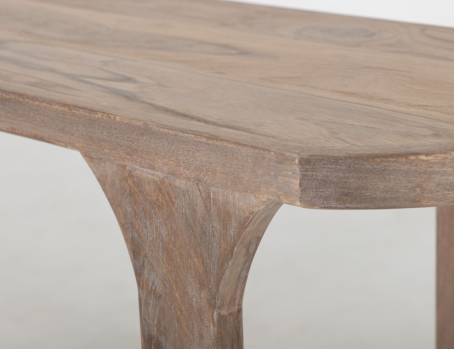 White Balam - Sofa Table - Ivory White