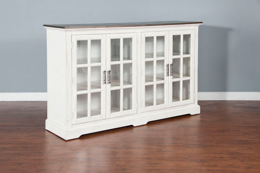 Carriage House - Server - Cottage White / Europen Dark