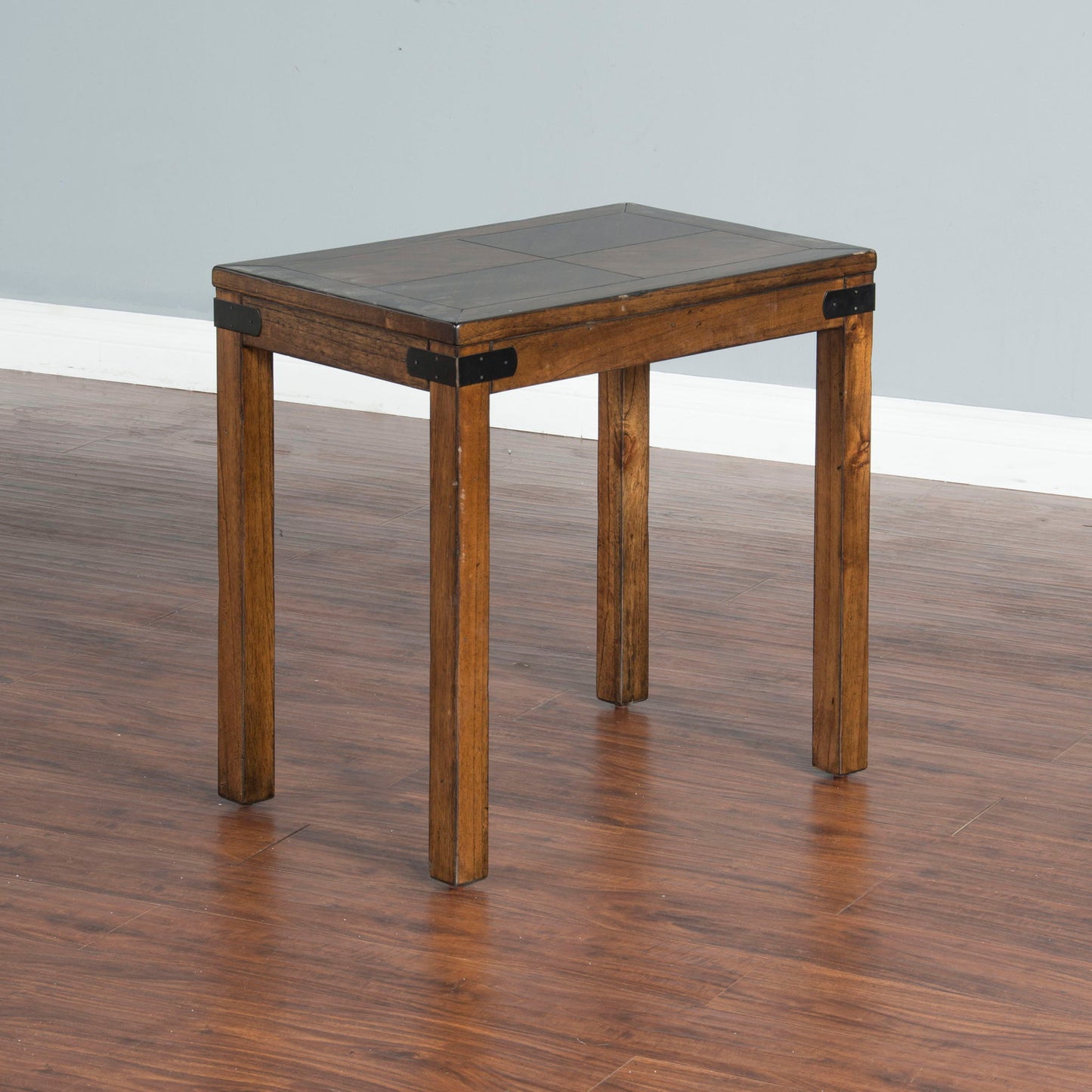 Safari - Chair Side Table - Dark Brown