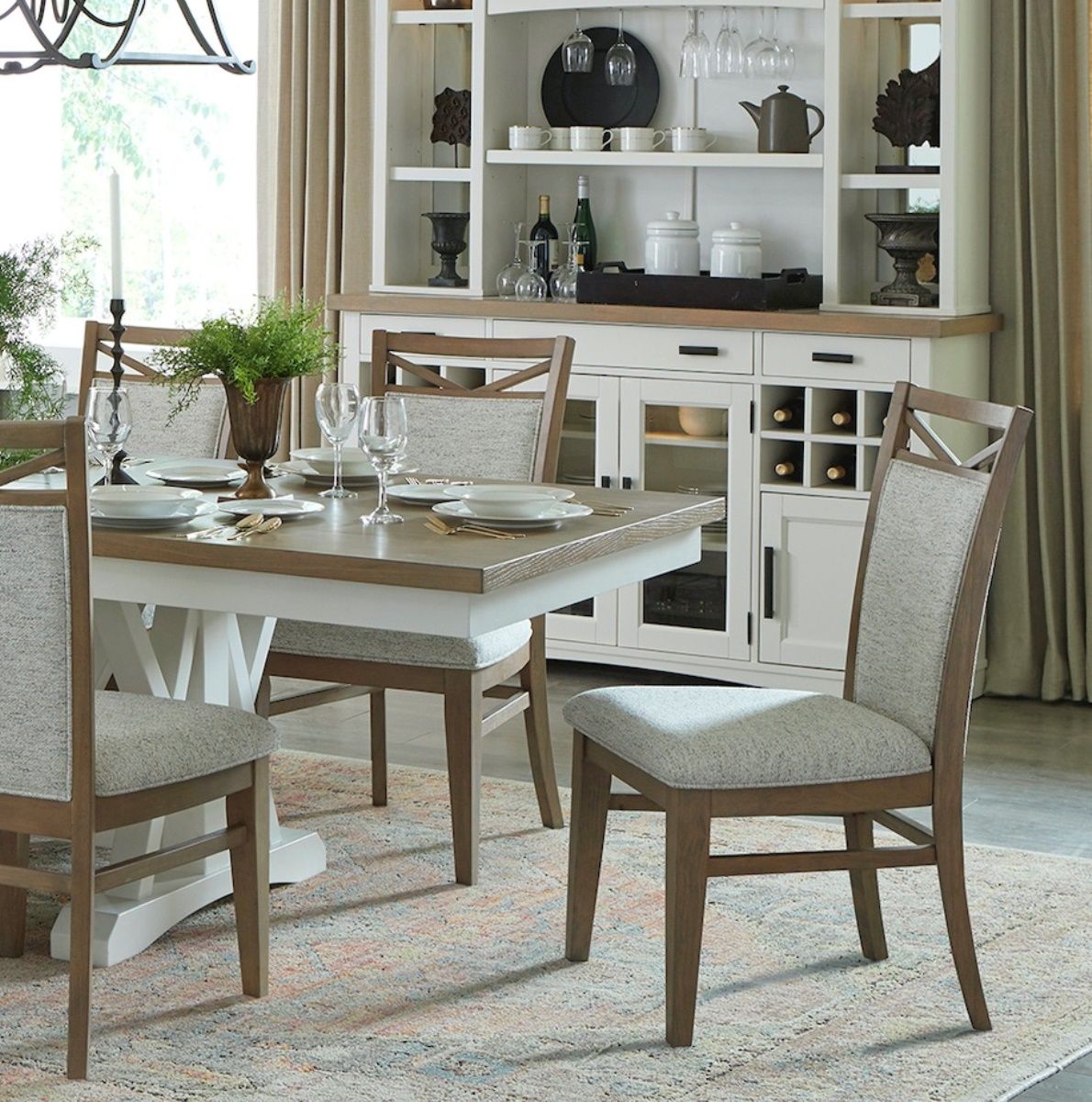 Americana Modern Dining - Upholstered Dining Chair (Set of 2) - Cotton