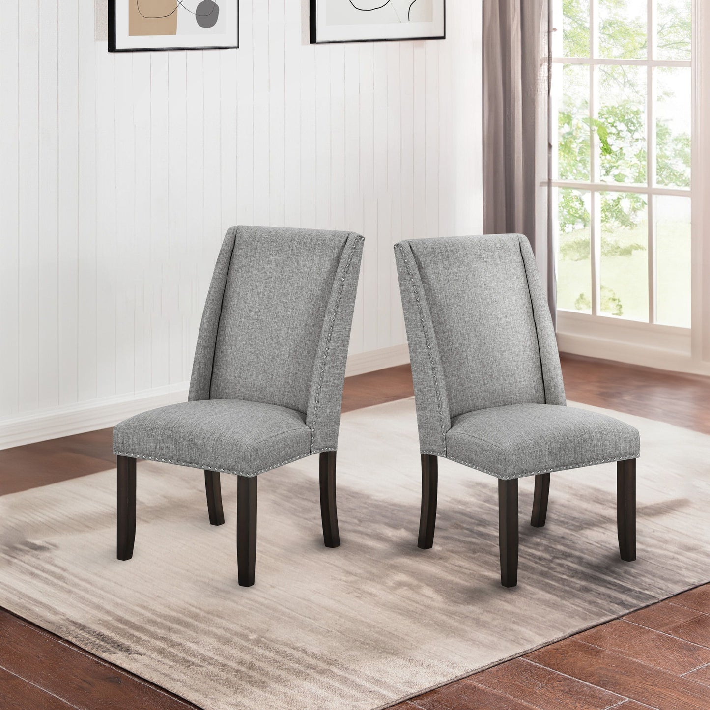 Faust - Dining Chair (Set of 2) - Gray