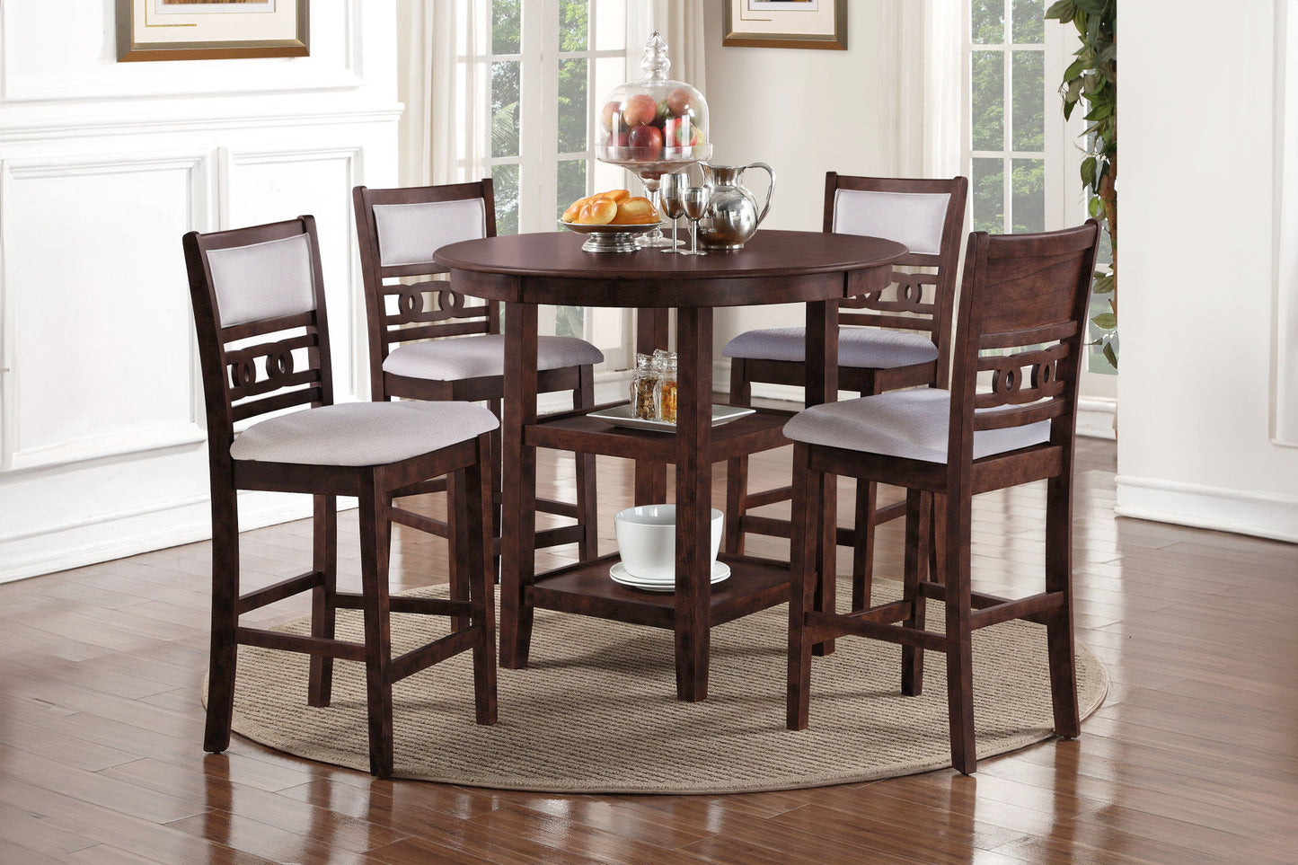 Gia - Round Counter Dining Set