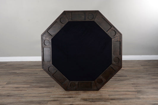 Homestead - Reversible Game And Dining Poker Table - Tobacco Leaf