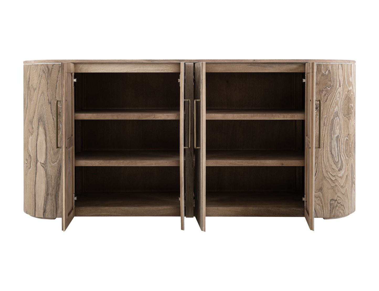 White Balam - 4 Doors Console - Ivory White