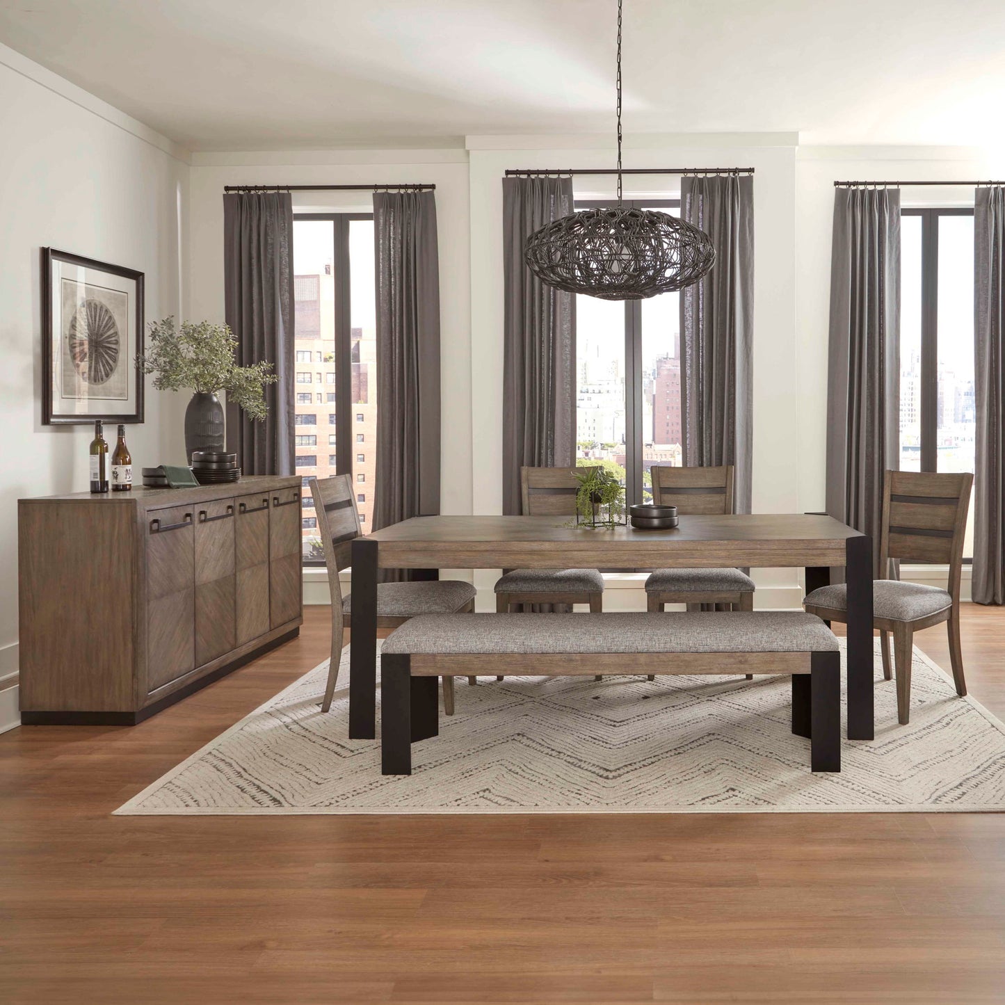 Cedar Fork - Dining Sideboard - Smoked Arabica