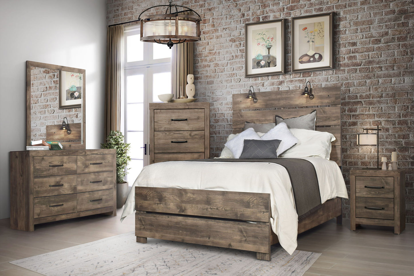 Misty Lodge - Nightstand - Greige