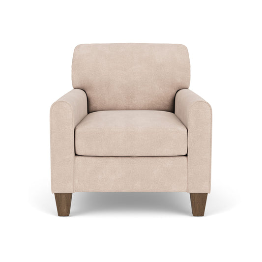 Moxy - Fabric Chair, Rounded Mailbox Arms