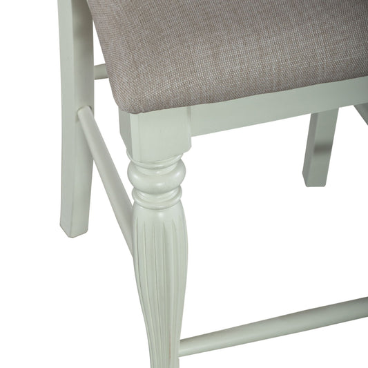 Cumberland Creek - Slat Back Counter Chair - White