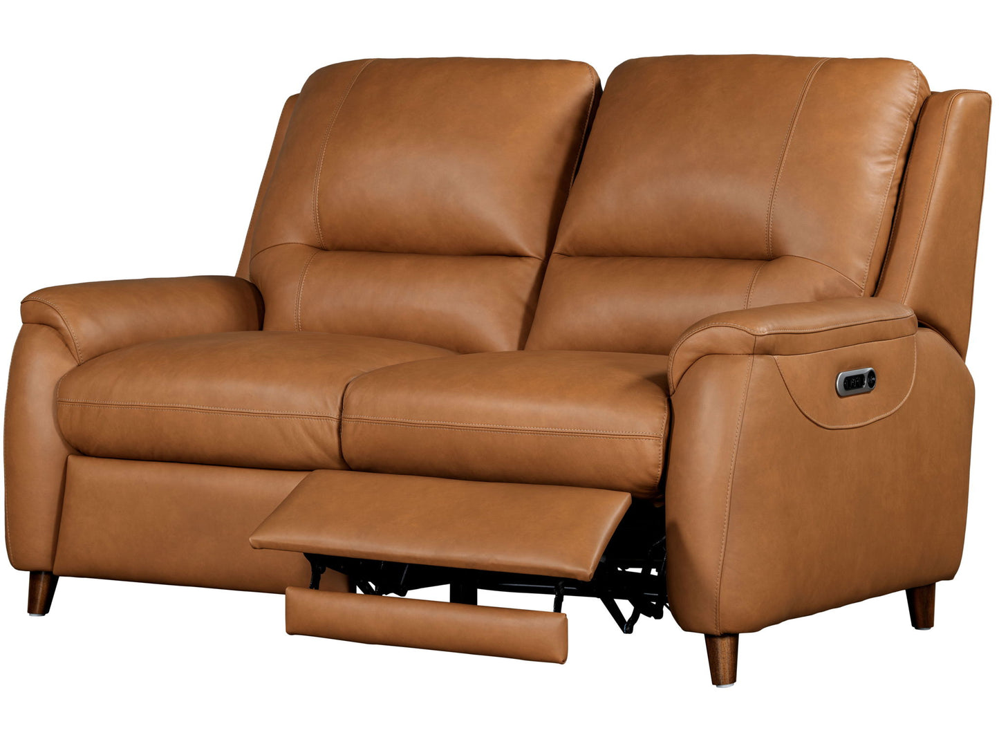 Austin - Power Reclining Loveseat P2 - Caramel Cream