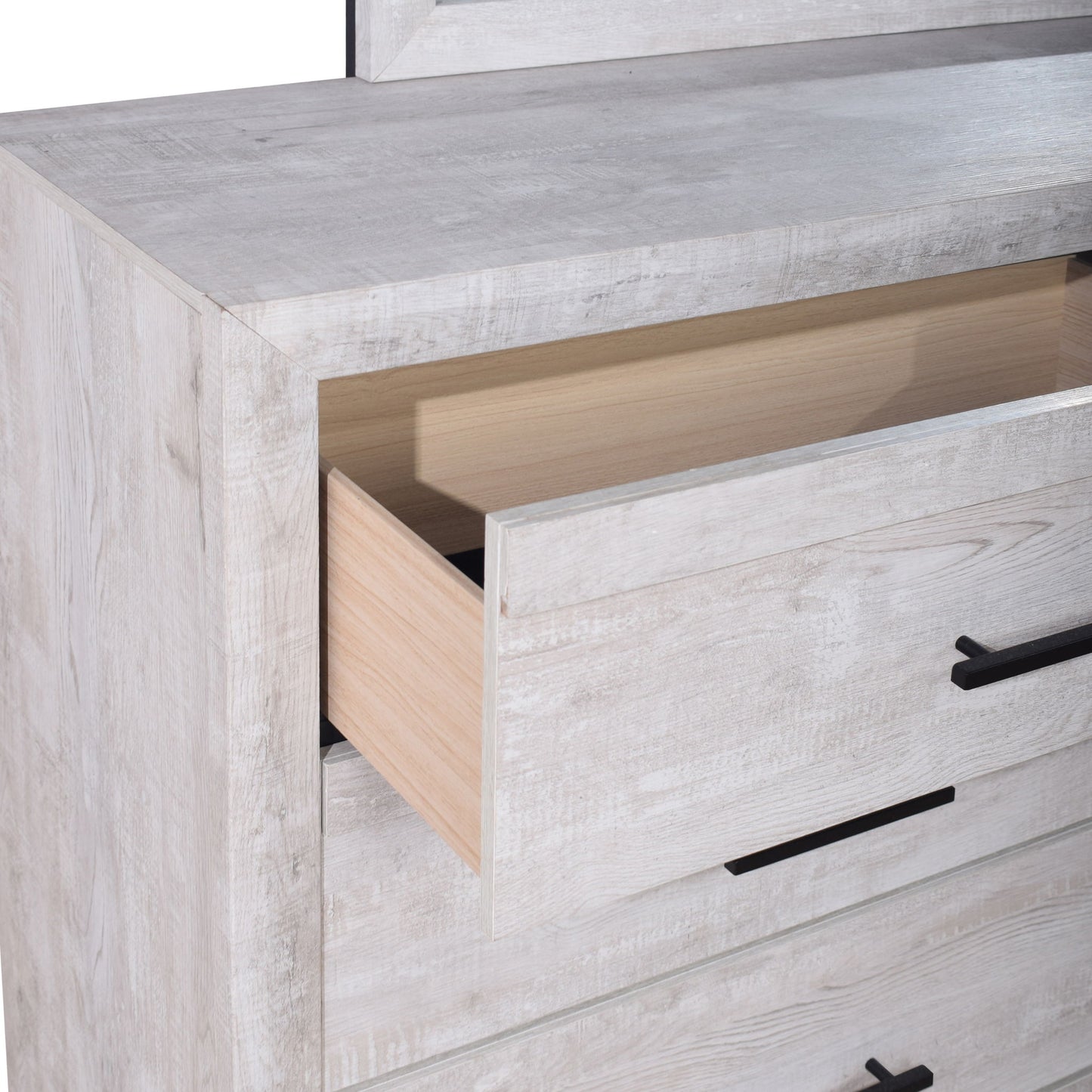 Biscayne - Dresser & Mirror - Gray